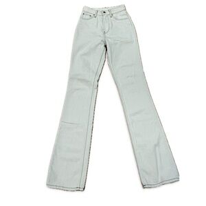 Helmut Lang Vintage Cream toned Straight Leg Jeans in EUC (Size 24)